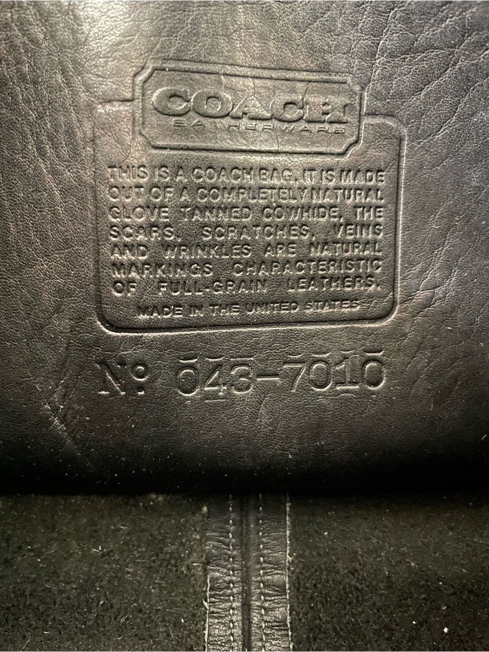 Coach Original Classics Leather Compartment Shoulder Bag Black VTG Purse 9850 - Picture 2 of 16